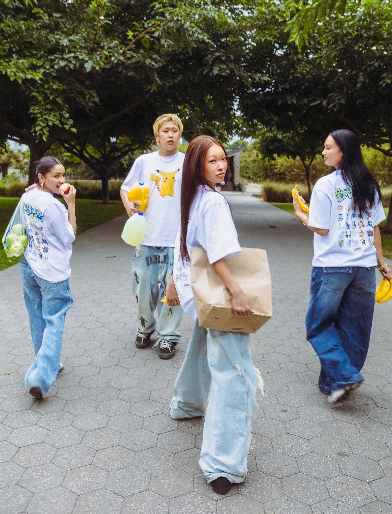 BLV talent in a group lifestyle campaign