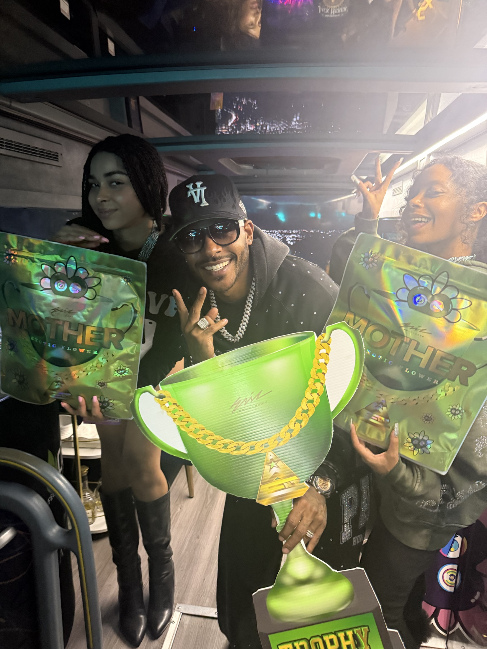 Eric Bellinger with BLV promotional talent