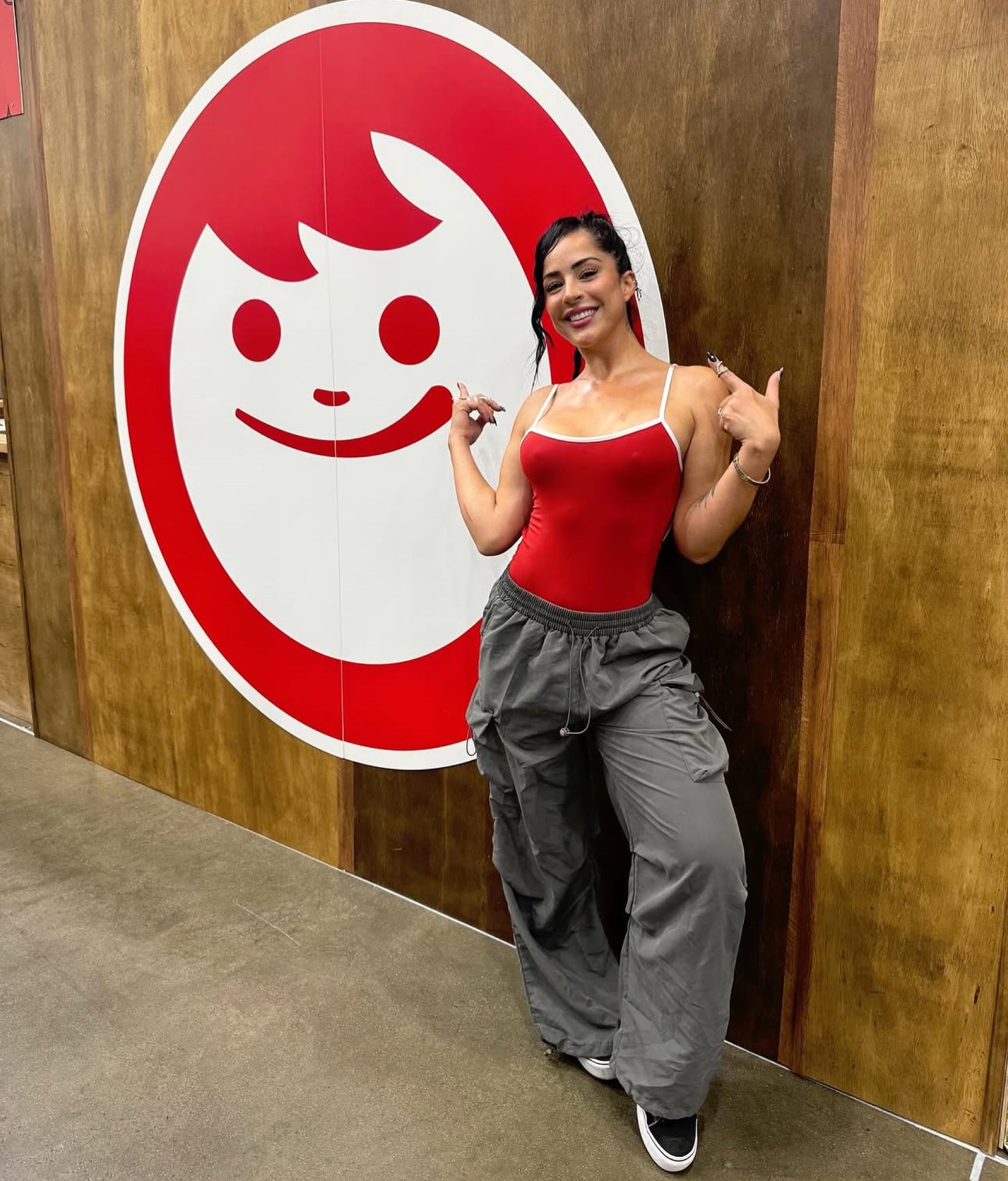 Promotional talent at the Maruchan activation